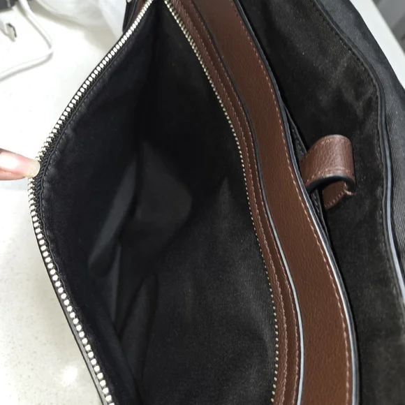 Coach Brown Leather Messenger - Picture 5 of 9